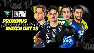 Proximus ePro League 2324 🎮🏆 GAMEDAY 13 [upl. by Liahkim619]