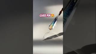 A Unique Pen you didnt know existed 🤯🤩🖊️  glass pen lifehacks shortsfeed shorts shortvideo [upl. by Elyag475]