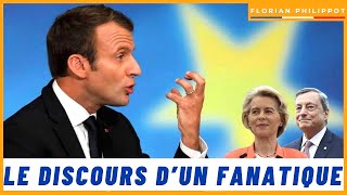 Europe  Macron fait un discours fanatique [upl. by Wenoa526]