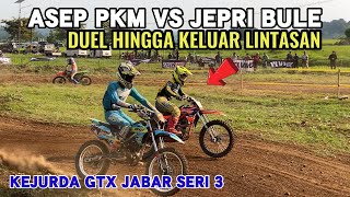 Duel Sengit Asep PKM vs Jepri Bule Kejurda Grasstrack Jabar Seri 3 Tasikmalaya [upl. by Yrome780]