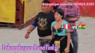 Takanakuy Internacional Arequipa cancha Qorilazo 08 de diciembre 🔥 [upl. by Erdnoed]