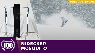 Nidecker Mosquito 2023 Snowboard Review [upl. by Darken271]