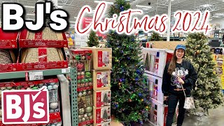 NEW BJ’S CHRISTMAS DECOR  BJs SHOP WITH ME CHRISTMAS 2024  New Items at BJs  BJs Shop With Me [upl. by Aridnere]