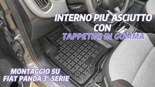 Tappetini MTM in gomma per la panda recensione vlog [upl. by Borer793]