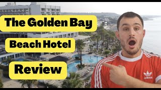 Cyprus Larnaca The Golden Bay Hotel Review [upl. by Jasen]