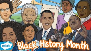 What is Black History Month  Celebrating Black History for Kids [upl. by Danais14]