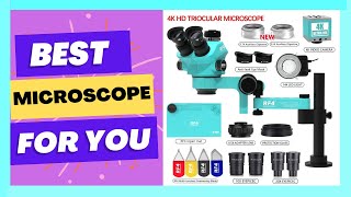 RF4 Trinocular Stereo Microscope Set 360 ° Rotation Articulating Arm [upl. by Elok671]