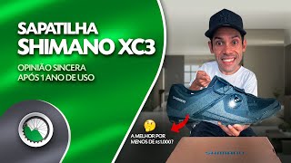 REVIEW da Sapatilha MTB SHIMANO XC3 após 1 ANO de uso  MTB Brazópolis [upl. by Talyah790]