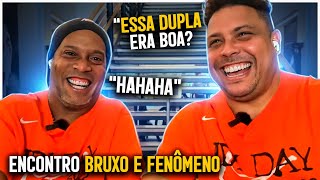 ENCONTRO LENDÁRIO RONALDO E BRUXO SE ENCONTRAM NA SEDE DA NIKE  Cortes RonaldoTV [upl. by Yuh]