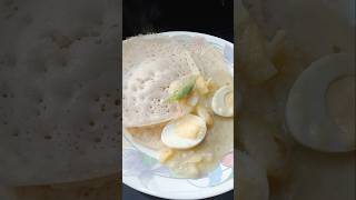 Appam and egg stew shorts viralshorts breakfast [upl. by Gredel]