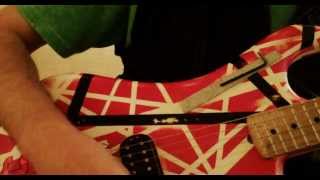 The Eddie Van Halen Cello trick on guitar 1979 evh evhgear [upl. by Sdlonyer388]