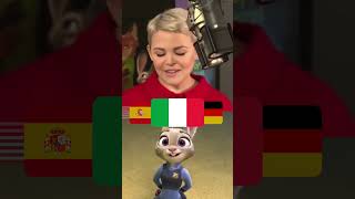 Ginnifer Goodwin voices the cartoon quotZootopiaquot in four languages [upl. by Prosser]