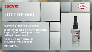 How to use LOCTITE 660  Retaining Compound [upl. by Siberson500]