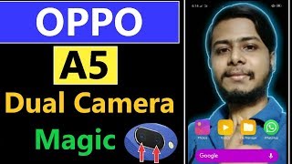 How to Use Dual Camera in Oppo A5 [upl. by Murvyn]