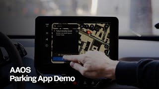 AAOS Parking App Demo [upl. by Nananne]