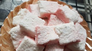 making soft spongy marshmallows recipe in tamil 🍰😋👍 [upl. by Shanta870]