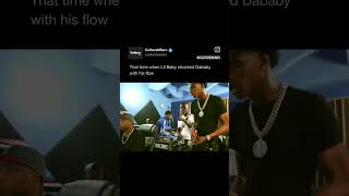 That time when Lil Baby shocked 😯 Dababy with his flow hiphopdaily lilbaby [upl. by Nyrem62]