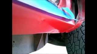 Driveway Rocker Panel Repair 1995 K1500 [upl. by Thaine456]