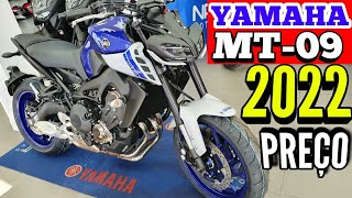 YAMAHA MT09 2022 ✅PREÇOS ✅CORES ATUALIZADOS CONFIRA [upl. by Doersten]