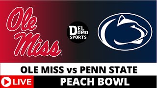 OLE MISS VS PENN STATE LIVE  NCAAF ChickfilA Peach Bowl Game Score Dec 30 2023 [upl. by Naara]