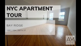 NYC Apartment Tour 1 Bedroom Apartment at 99th st Bay Ridge Brooklyn [upl. by Noied]