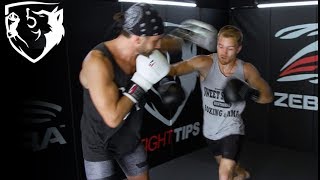 YouTuber vs Pro Boxer Shane Fazen Sparring Chris Algieri [upl. by Auhsej]