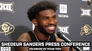 Shedeur Sanders on Throwing Tortillas amp More After HUGE Texas Tech Win [upl. by Benco]