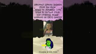 Caught in the act Symone Redwines attempt to defend her shady comment on Dr Melody Shari Rodgers [upl. by Sheba662]