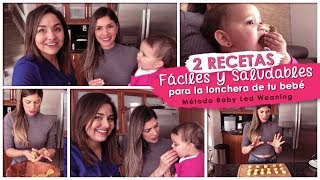 Recetas rápidas y saludables para nuestros bebés  BABY LED WEANING [upl. by Yenoh]