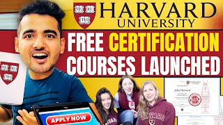 New Harvard University Free Certification Courses  Learn from Harvard Professors  Free Certificate [upl. by Akenot372]