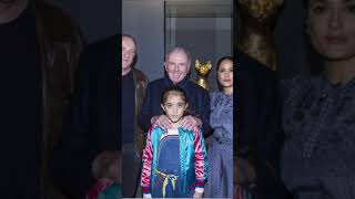 Salma Hayek and François Henri Pinault beautiful family ❤❤❤ celebrity love family shorts [upl. by Mariska]