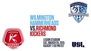 Wilmington Hammerheads 22 Richmond Kickers  March 28 2015  Highlights [upl. by Attirb140]