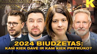 2024 METŲ BIUDŽETAS kas taps turtingesni o kam dar pritrūko  Kalba Ekspertas [upl. by Ardekal336]