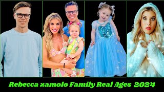 Rebecca Zamolo Family Real Name And Ages 2024 [upl. by Cirle]