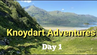 Knoydart Adventures Day 1 Kinloch Hourn to Barrisdale Bay [upl. by Ainekahs908]