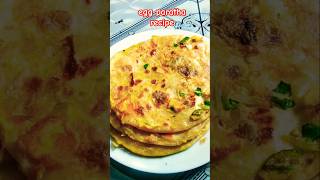 dim paratha recipe bangla paratha recipe in bangla shorts recipe cooking nasta breakfast [upl. by Hpeosj]