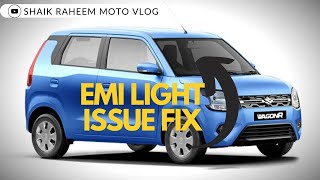 How To Fix EMI Light Indicator Problem In Maruti Suzuki Wagnor srmv marutisuzuki fixingcars [upl. by Sura]