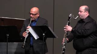 Bacchanale 4 clarinets by CSaint Saëns with PhCuper VTangarov AMoisan DGould [upl. by Odericus]