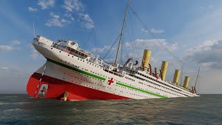 Sinking Of The HMHS Britannic [upl. by Ellekcir]