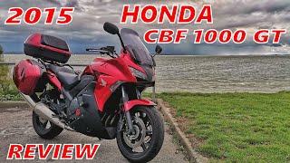 HONDA CBF1000 GT  2015  Ride amp Review [upl. by Apul205]