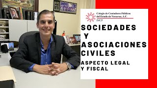 Sociedades y Asociaciones civiles aspecto legal y fiscal [upl. by Winola]