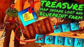 TREASURE MAPS in SCORCHED EARTH How To Get Them and FARM BLUEPRINTS AND LOOT ASA [upl. by Ytissahc]