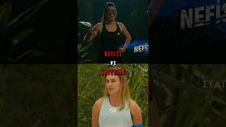 Nefise vs Katerina Dalaka keşfet survivor survivortürkiye [upl. by Asiela]