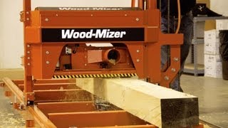 MP100 Log MoulderPlaner in Action  WoodMizer [upl. by Rodl]