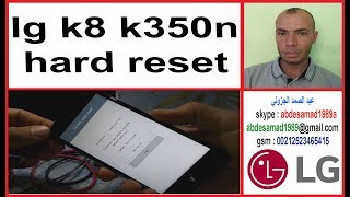 LG K8 4G K350N  How to Hard Reset [upl. by Adnamaa618]