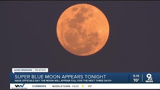 Rare Super Blue Moon tonight why its so unique [upl. by Devona]