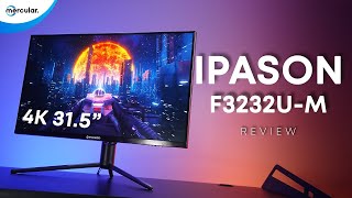 รีวิว IPASON F3232UM จอคอมสายทำงาน ภาพคมใหญ่เต็มตา 4K 315 นิ้ว ราคาไม่ถึงหมื่น [upl. by Magnus645]