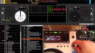 Pioneer CDJ850 native HID mode with Scratch Live [upl. by Ahsan]