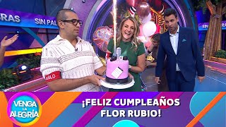 ¡Feliz cumpleaños Flor Rubio  Programa 6 agosto 2024 PARTE 2  Venga La Alegría [upl. by Milano990]