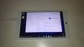 Chuwi Hi8 running Official Chuwi Windows 10 image 4K [upl. by Culver]